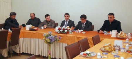 Kastamonu'ya tayin olan Aksoy, basın mensupları ile vedalaştı