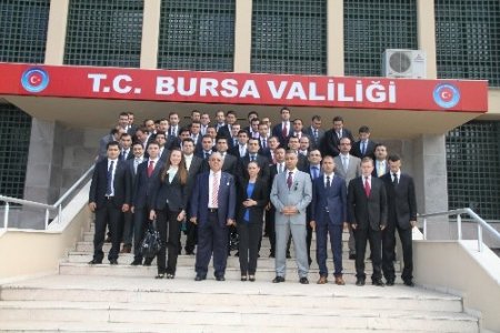 Kaymakam adaylarından Bursa Valiliği'ne ziyaret