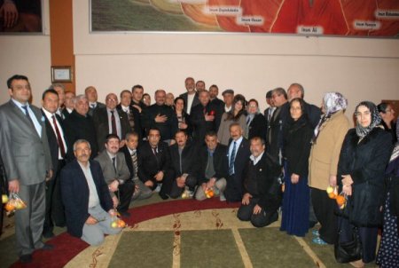 Kaymakam Turan, cemevinde düzenlenen birlik cemine katıldı