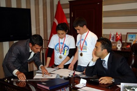 Kaymakm Budan, Proje Yarışması'nda Dereceye Giren Öğrencileri Kabul Etti