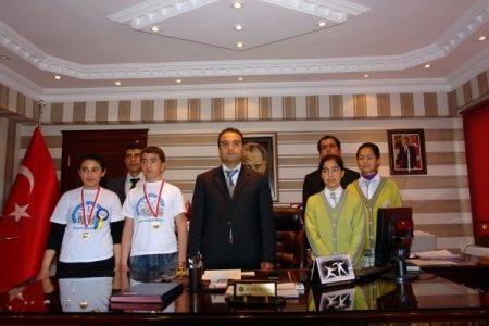 Kaymakm Budan, Proje Yarışması'nda Dereceye Giren Öğrencileri Kabul Etti