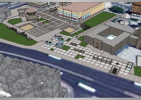 Kayseri meydanı ve çevresi yeniden düzenleniyor