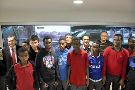 Kayseri polisi Afrikalı öğrencileri ağırladı