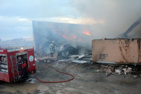 Kayseri’de bir gün arayla ikinci fabrika yangını