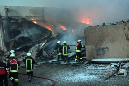 Kayseri’de bir gün arayla ikinci fabrika yangını
