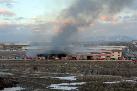 Kayseri’de bir gün arayla ikinci fabrika yangını