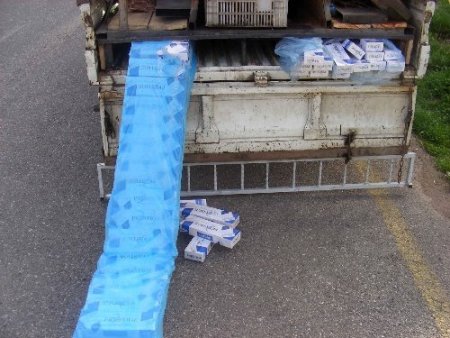 Kayseri'de gümrük kaçağı 36 bin 500 paket sigara ele geçirildi