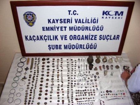 Kayseri'de Tarihi Eser Operasyonu