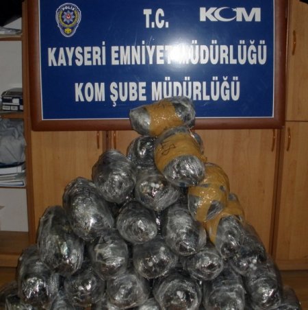 Kayseri’de uyuşturucu operasyonu