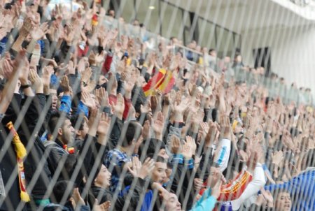 Kayserispor'un siyahi taraftarları