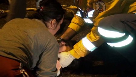 Kaza yapan kızlarını gören anne-baba gözyaşlarına boğuldu (Özel)