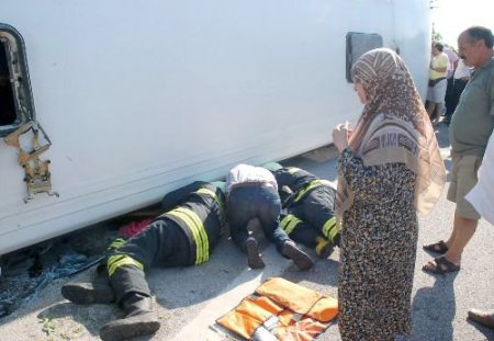 Kazadan Kurtulan Yolcular Otobüs Sürücüsünü Suçladı