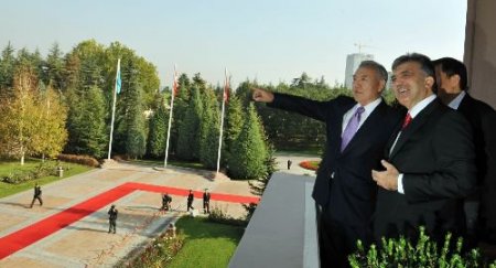 Kazakistan Cumhurbaşkanı Çankaya Köşkü'nde