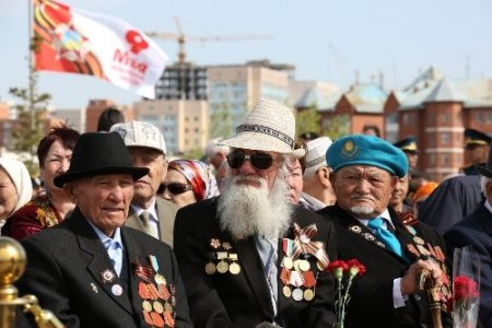 Kazakistan’da 9 Mayıs Zafer Bayramı heyecan