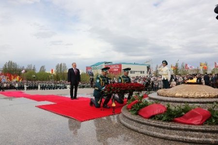 Kazakistan’da 9 Mayıs Zafer Bayramı heyecan