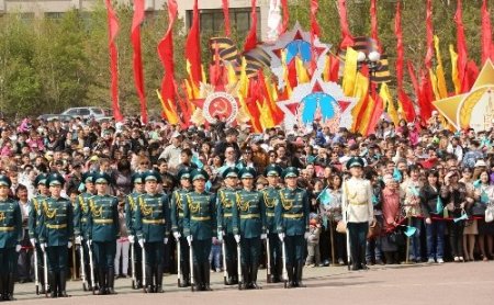 Kazakistan’da 9 Mayıs Zafer Bayramı heyecan