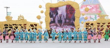 Kazakistan'da Nevruz kutlaması coşkuyla başladı