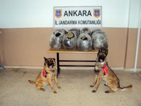 Kazaya karışan kaçakçılar, uyuşturucuyu toprağa gömdü