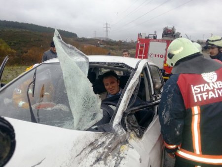 Kazazede, kendisine çarpan TIR sürücüsün yakalattı
