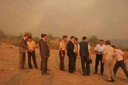 Kazdağılarına yakın köyler yangın dolayısıyla boşaltıldı