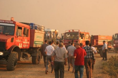 Kazdağılarına yakın köyler yangın dolayısıyla boşaltıldı