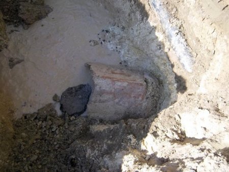 Kazı çalışmasında Roma dönemine ait kiremit mezar bulundu