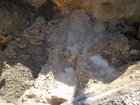 Kazı çalışmasında Roma dönemine ait kiremit mezar bulundu