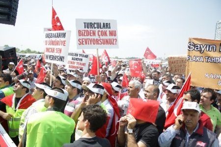 Kazlıçeşme'yi bu kez servisçiler doldurdu