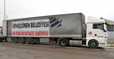 Keçiören Belediyesi’nden Suriyeli sığınmacılara yardım