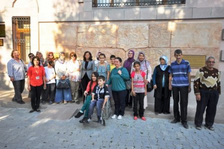 Keçiörenli engelliler Çorum'u gezdi