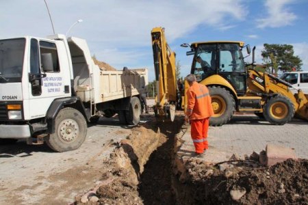 Kemer Kındıl Çeşme Mevkii'ne yeni su hattı ve yangın tahliye sistemi