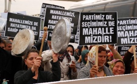 Kentsel dönüşüme tencereli, tavalı protesto
