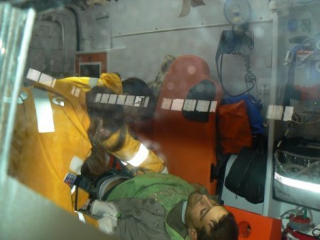 Keşan’da çatıdan düşen bir kişi yaralandı