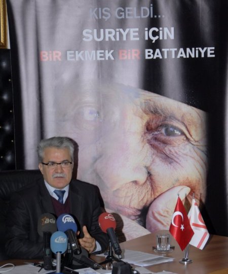 Kıbrıs diyaneti de Suriye'ye yardım kampanyası başlattı