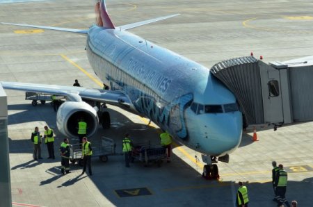 Kiev’de Türklerin yaptığı havalimanına ilk THY yerleşti