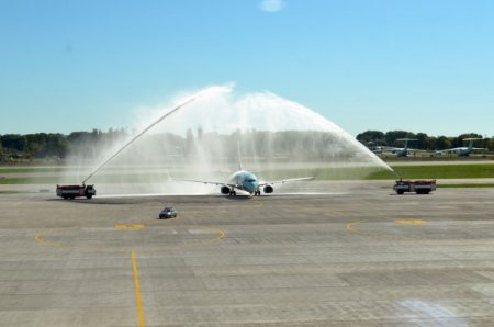 Kiev’de Türklerin yaptığı havalimanına ilk THY yerleşti