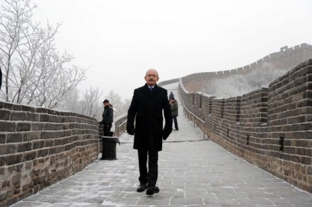 Kılıçdaroğlu, Çin Seddi’ni gezdi