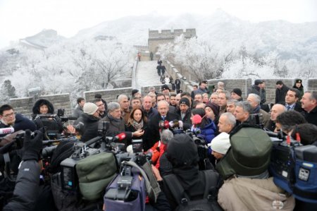 Kılıçdaroğlu, Çin Seddi’ni gezdi