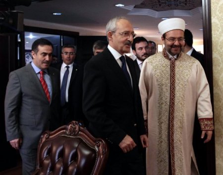 Kılıçdaroğlu, Diyanet İşleri Başkanı Görmez'i Ziyaret Etti