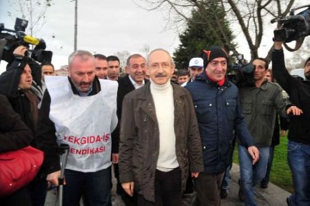 Kılıçdaroğlu Ve Gürsel Tekin'den İtfaiye İşçilerinin Eylemine Destek