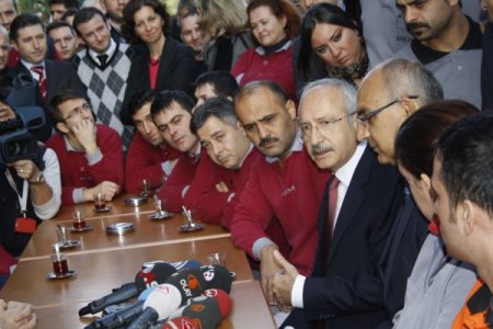 Kılıçdaroğlu'na işçi tepkisi: BDP'ye yakın olduğunuz için size olan sevgi azaldı