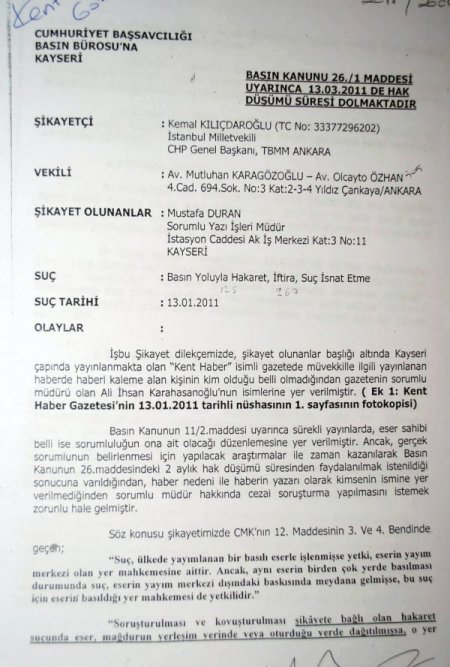 Kılıçdaroğlu'nun Avukatlığını, Cemal Temizöz'ün Avukatı Üstlendi