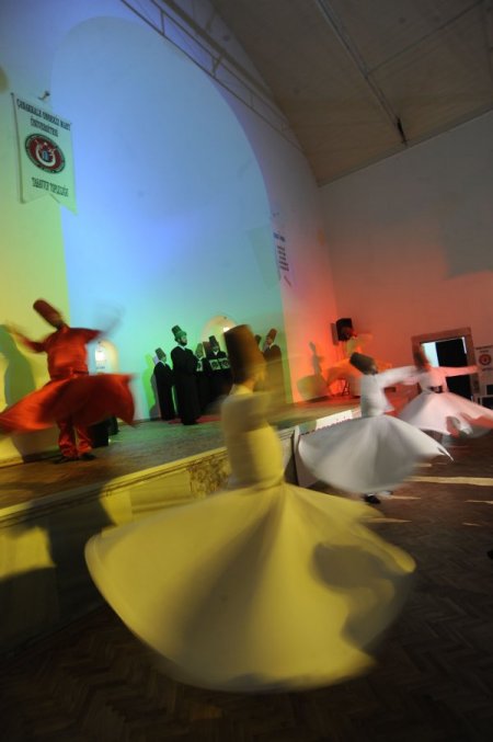 Kilisede sema gösterisi yapıldı