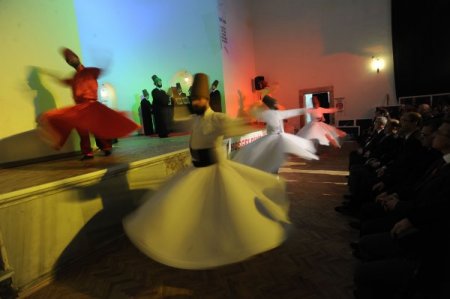 Kilisede sema gösterisi yapıldı