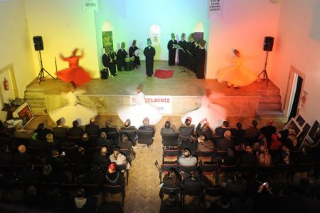 Kilisede sema gösterisi yapıldı