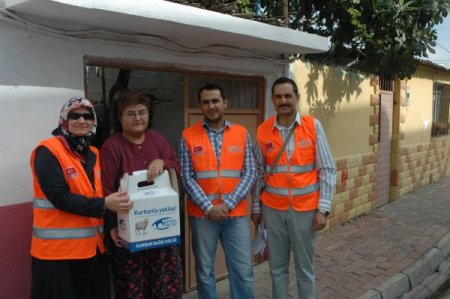 Kimse Yok Mu Aydın’da 175 aileye et ulaştırdı