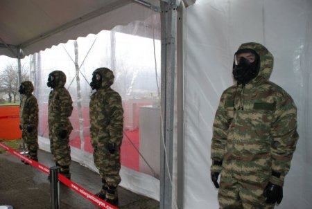 Kimyasal silahlara karşı korumalı elbiselerin ilk partisi teslim edildi