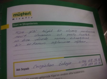 Kipa’dan Mescit İsteyen Müşteriye 'En Yakın Camiye Git' Cevabı
