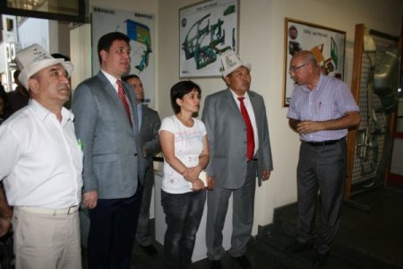 Kırgız heyet, Bursalı sanayicileri ziyaret etti