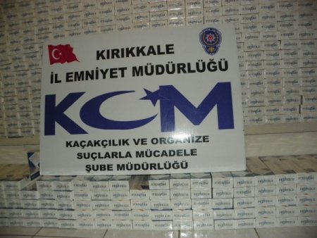 Kırıkkale'de 10 bin paket kaçak sigara ele geçirildi
